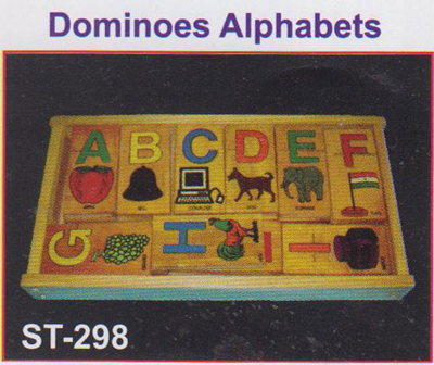 Manufacturers Exporters and Wholesale Suppliers of Dominoes Alphabets New Delhi Delhi